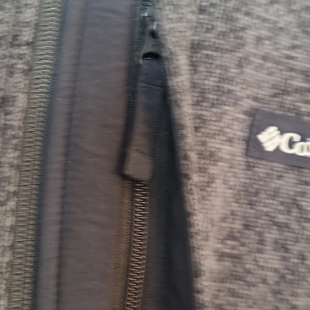 Columbia Charcoal‎ Gray Full-Zip Fleece Jacket